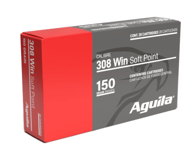 AGUILA 308WIN INTERLOCK 150GR BTSP 20RD BX 10 BOXES PER CS