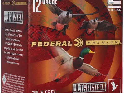 FEDERAL 12GA 3 1/2″ 1 1/2OZ  BB & 2 1500 FPS “ULTRASTEEL”  25 RD/BX 10 BX/CS