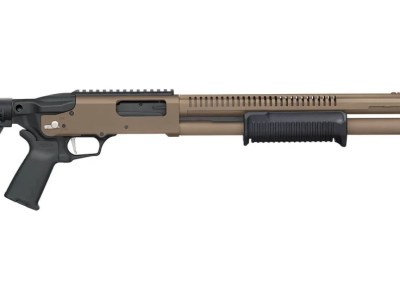 MOSSBERG 509R CERAKOTE 12G 3″ SHOTGUN 18.5″ STANDOFF W/ H.S., PIC RAIL, FDE 6+1RD