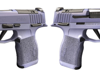 SIG SAUER P365X 2 TONE PURPLE 9MM PSTL 3.10″ 2-12RD OPTIC RDY MANUAL SAFETY