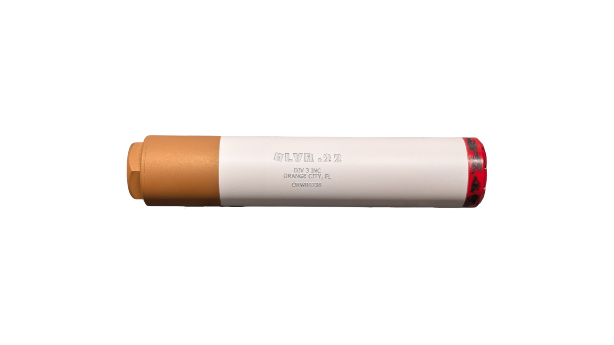 DIVISION 3 INC OLVR .22 HEATER SUPPRESSOR 22LR 1/2×28