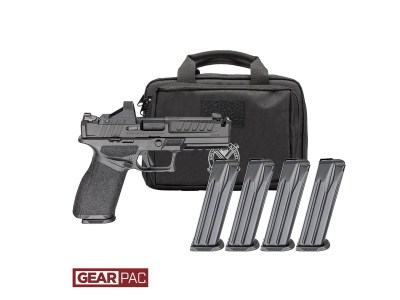 SPRINGFIELD ARMORY ECHELON 4.0C COMP CMPCT 9MM PISTOL U DOT GEAR PAC VIRIDIAN RFX11,BAG,4MAGS