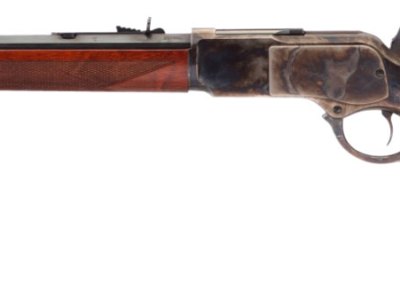 Taylors & Company 550239COM 1873 Comanchero 357 Mag Caliber with 10+1 Capacity, 18″ Blued Barrel, Color Case Hardened Metal Finish & Walnut Straight Stock Right Hand (Full Size)