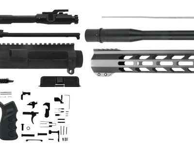 TacFire SSRK308LPK18BN AR Build Kit  Sports South Exclusive 308 Win AR-10 Black Nitride 5/8″x24