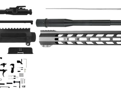 TacFire SSRK308LPK20BN AR Build Kit  Sports South Exclusive 308 Win AR-10 Black Nitride 5/8″x24