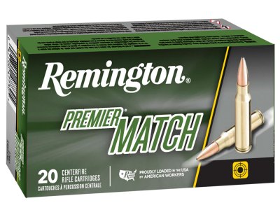 Remington Ammunition 27673 Premier Match 6.5PRC 140gr Berger Open Tip Match 20 Per Box/10 Case