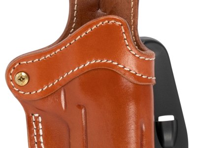 1791 Gunleather ORPDH24SCBRR BH2.4S Optic Ready OWB 2.4S Classic Brown Leather Paddle Fits FN 509/H&K VP9SK