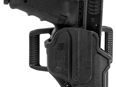 Blackhawk 410757BKR T-Series L2C Non-Light Bearing OWB Black Polymer Belt Slide Fits S&W M&P/SD/Taurus PT 24/7 Pro Right Hand
