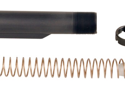 LBE Unlimited MILBUFKTCG Mil-Spec Buffer Tube Kit  6 Position AR-15 Gray
