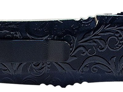 Templar Knife LMDG131 Gen II Maiden Gloss Large 3.50″ OTF Dagger Plain Black Oxide Stonewashed 440C SS Blade, 5.25″ Black Gloss Aluminum Handle, Glass Breaker