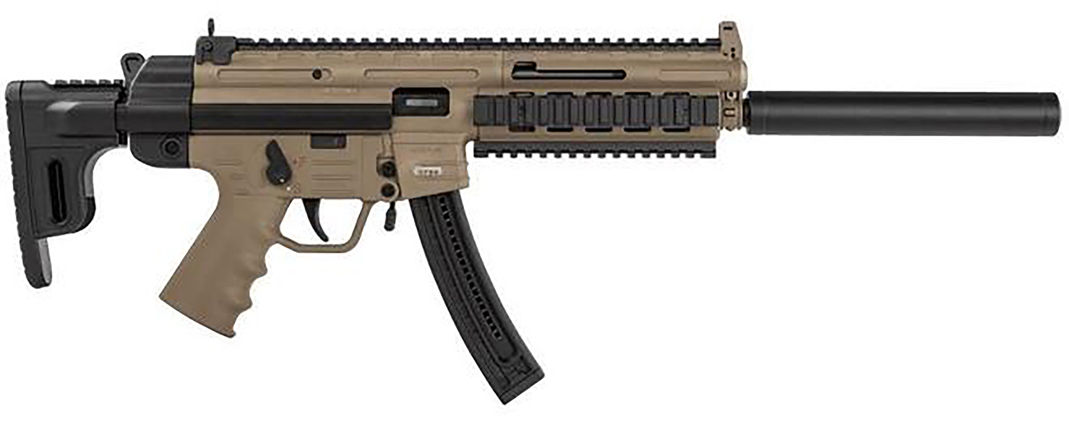 GSG GERGGSG1610T GSG-16 Carbine Full Size 22 LR 10+1 16.25″ Black Flat Dark Earth Polymer Receiver Black Collapsible w/Storage Compartment Stock Right Hand
