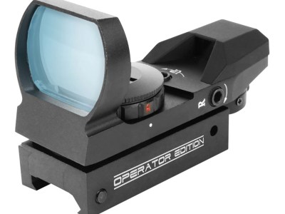 Aim Sports RT40E1 Reflex Sight Operator Edition Black Anodized 1x 24mm x 34mm Red/Green Multi Reticle