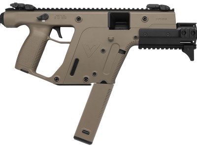 Kriss USA KV90PFD30 Vector Enhanced SDP Gen2 9mm Luger 40+1 6.50″ Black Nitride Threaded Barrel, Flat Dark Earth Picatinny Rail, MK5M Modular Rail, Glock Magazine Compatible