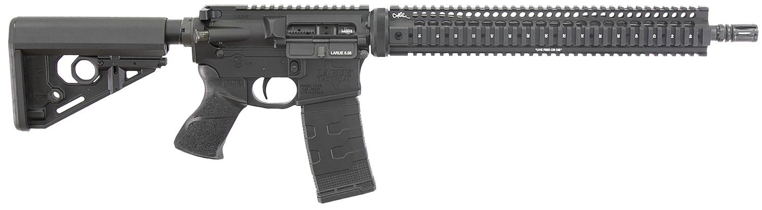 Larue Tactical LT1555616QUAD LT15  Quad Rail 5.56 30+1 16″ Stealth Barrel Black Right Hand
