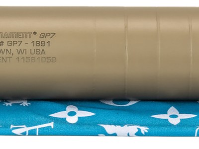 Griffin Armament GAGP7FDE-W GP7 Direct Thread Suppressor 7.62mm 1.50″ FDE 17-4 PH Stainless Steel 5/8″x24
