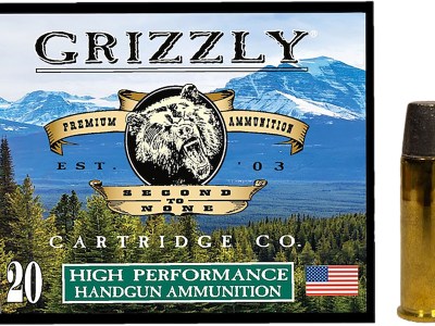 Grizzly Ammo GC41M5   41Mag 265gr Wide Flat Nose Gas Check 20 Per Box/10 Case
