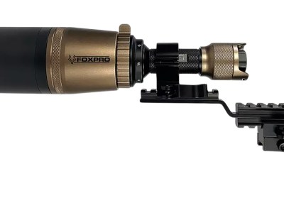Foxpro QUADFIREGM Quadfire  Black/Gold Infrared/Green/Red/White, Quick Detach Mount