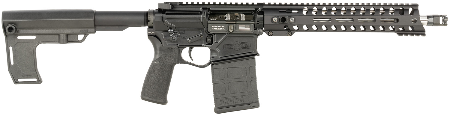 Patriot Ordnance Factory 1665 Rogue  308 Win 20+1 12.50″ Black Anodized