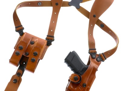 Galco VHS4212R VHS 4.0 Shoulder System Tan Leather Fits 1911 Fits 5″ Barrel Ambidextrous
