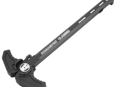 Armaspec ARM165-BLK Classic Charging Handle Black Aluminum Ambidextrous Hand
