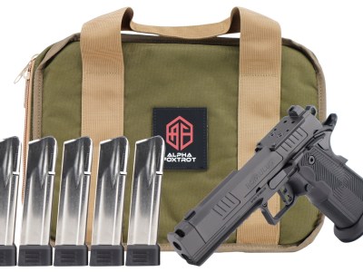 Alpha Foxtrot AA39X1CIG-XDBK20-PROM AF1911 Romulus Promo 9mm Luger 20+1 4.25″ Black Bull Ramped Compensated Barrel, Polished DLC Stainless Steel Optic Ready/Serrated Slide & Frame w/Beavertail & Picat