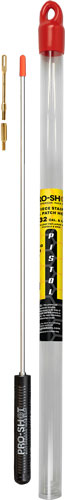 PRO SHOT STAINLESS 1PC PISTOL – CLEANING ROD 12″ .27 CAL & UP