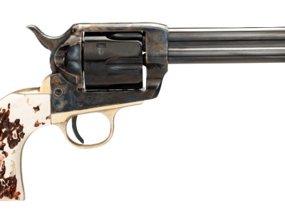 TAYLOR’S & COMPANY CATTLEMAN 357MAG BL/STAG 5.5″
