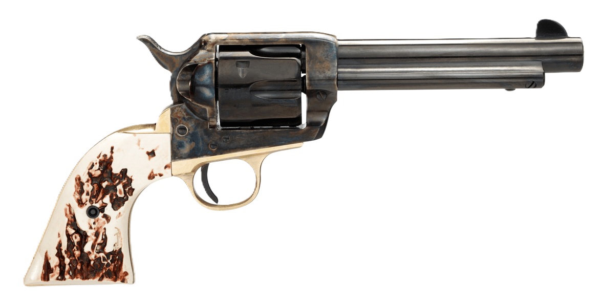 TAYLOR’S & COMPANY CATTLEMAN 357MAG BL/STAG 5.5″