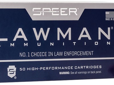 Speer 53824 Lawman Training Clean-Fire 9mmLuger 124gr Total Metal Jacket Round Nose 50 Per Box/20 Case