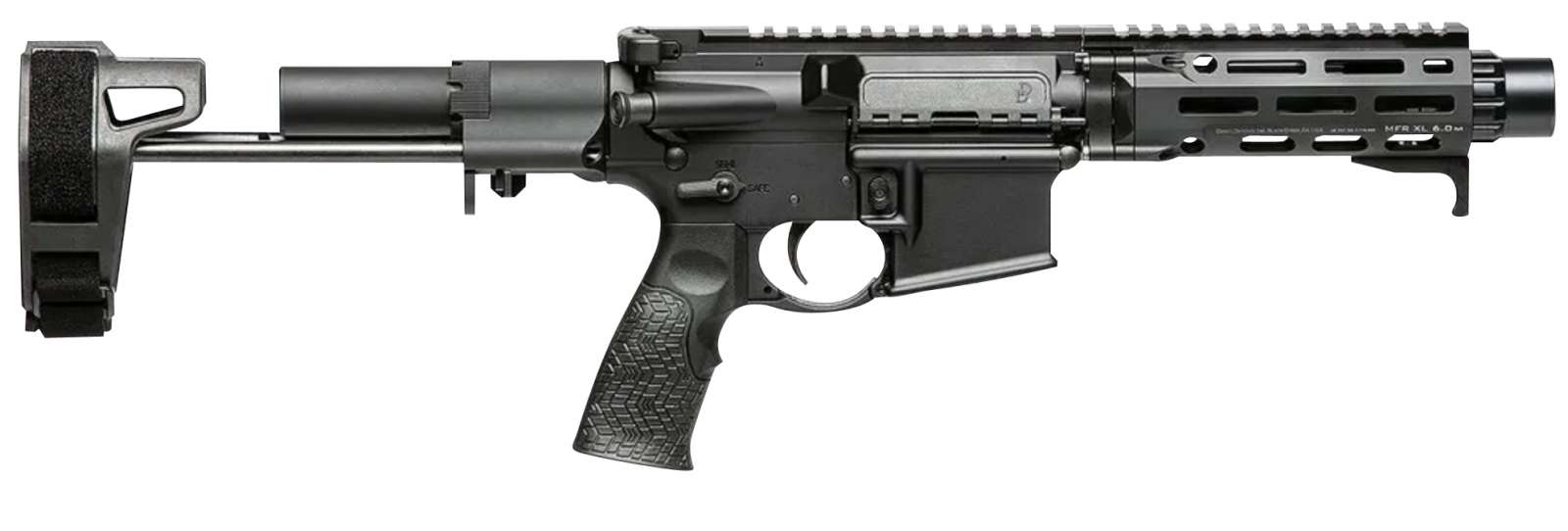 DANIEL DEFENSE DDM4 PDW 300 BO Pistol 7″ BLK CQB Brace NO MAG