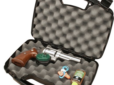 MTM Case-Gard 80740 Single Handgun Case  13″ Black Handgun Polypropylene