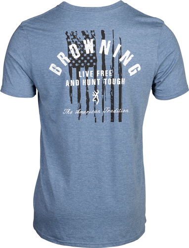 BROWNING SS T-SHIRT HUNT TOUGH – BLUE XLARGE