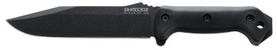 Ka-Bar BK7 Becker Combat Utility 7″ Fixed Clip Point Plain Black 1095 Cro-Van Blade, Black Ultramid Handle, Includes Sheath