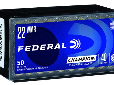 Federal 737 Champion Training Rimfire 22WMR 40gr Full Metal Jacket 50 Per Box/60 Case