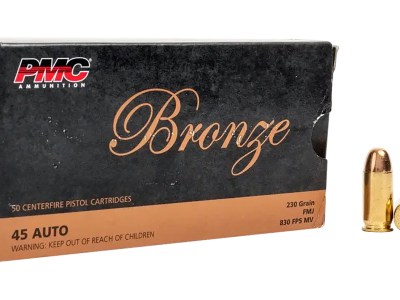 PMC 45A Bronze  45ACP 230gr Full Metal Jacket 50 Per Box/20 Case