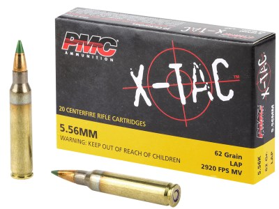 PMC 556K X-Tac  5.56x45mmNATO 62gr Light Armor Piercing 20 Per Box/50 Case