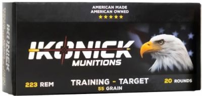 IKONICK USA 223 REM 55GR FMJ – 20RD 25BX/CS