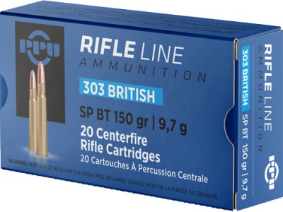 PPU 303 BRITISH 150GR SP – 20RD 10BX/CS