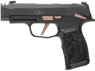SIG P365 XL COMP ROSE 9MM 3.1″ – COMPENSATED (2)12RD BLACK