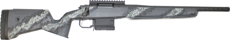 GLFA SUB-1 BOLT ACTION 308 WIN – 18″ SS FLUTED CF STOCK GREY
