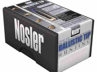 NOSLER BULLETS 25 CAL .257 – 85GR BALLISTIC TIP 100CT