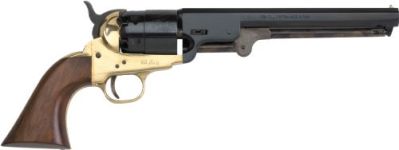 E.M.F. 1851 NAVY BRASS 44 CAL – 7.5″ OCTAGON BLUED WALNUT