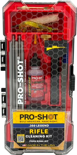 PRO SHOT RIFLE CLEANING KIT – .350 LEG
