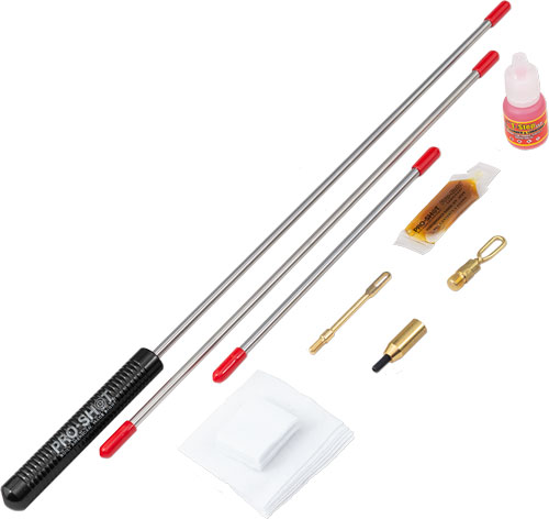PRO SHOT UNIVERSAL ROD KIT – 30″ 3PC .22-12GA