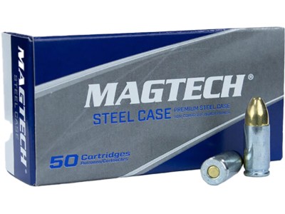 MAGTECH 9MM LUGER STEEL CASE 115GR FMJ 50RD BOX 20 BOXES PER CASE