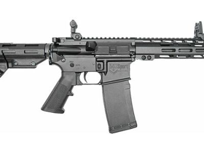 ATI MILSPORT 300BLK PISTOL 8.5″ BARREL, 7″ MLOK, FLIP UP SIGHTS, BRACE, 1-30RD