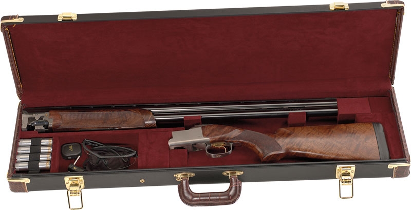 BROWNING LUGGAGE CASE O/U TO – 34″ BBL VINYL BROWN/BLACK TRIM