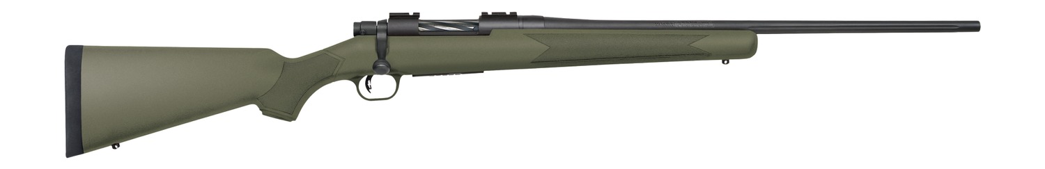 Mossberg 28076 Patriot  308 Win 5+1 22″ Matte Blued Fluted Barrel, OD Green Synthetic Stock