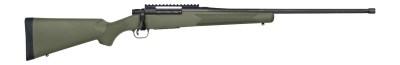 Mossberg 28223 Patriot  6.5 PRC 4+1 24″ Matte Blued Fluted Threaded Barrel, OD Green Synthetic Stock